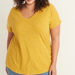 Rue21 Yellow Relaxed Short Sleeve T-Shirt